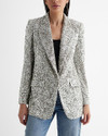 Click for more info about Sequin One Button Boyfriend Blazer