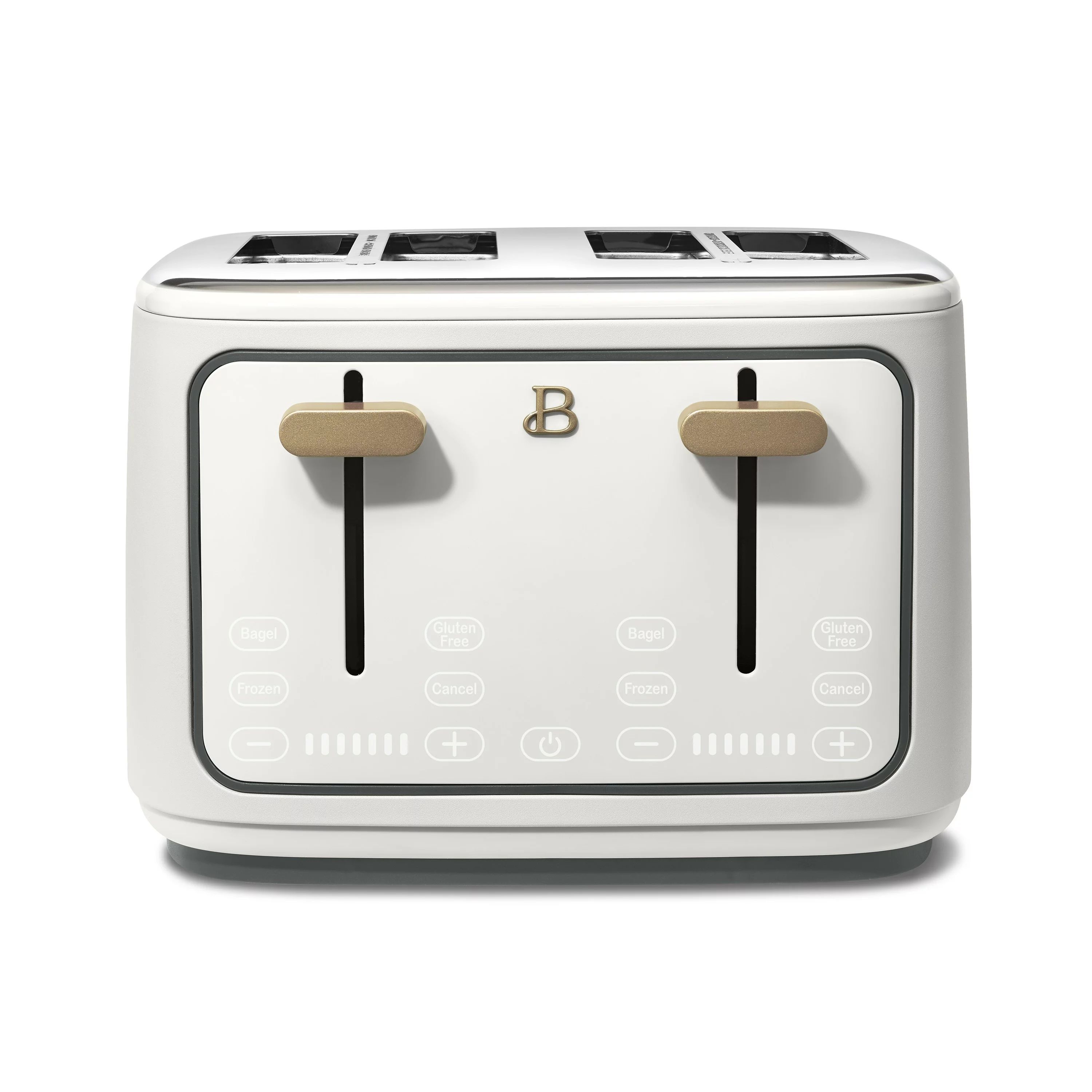 Beautiful 4-Slice Toaster with Touch-Activated Display, White Icing by Drew Barrymore - Walmart.c... | Walmart (US)