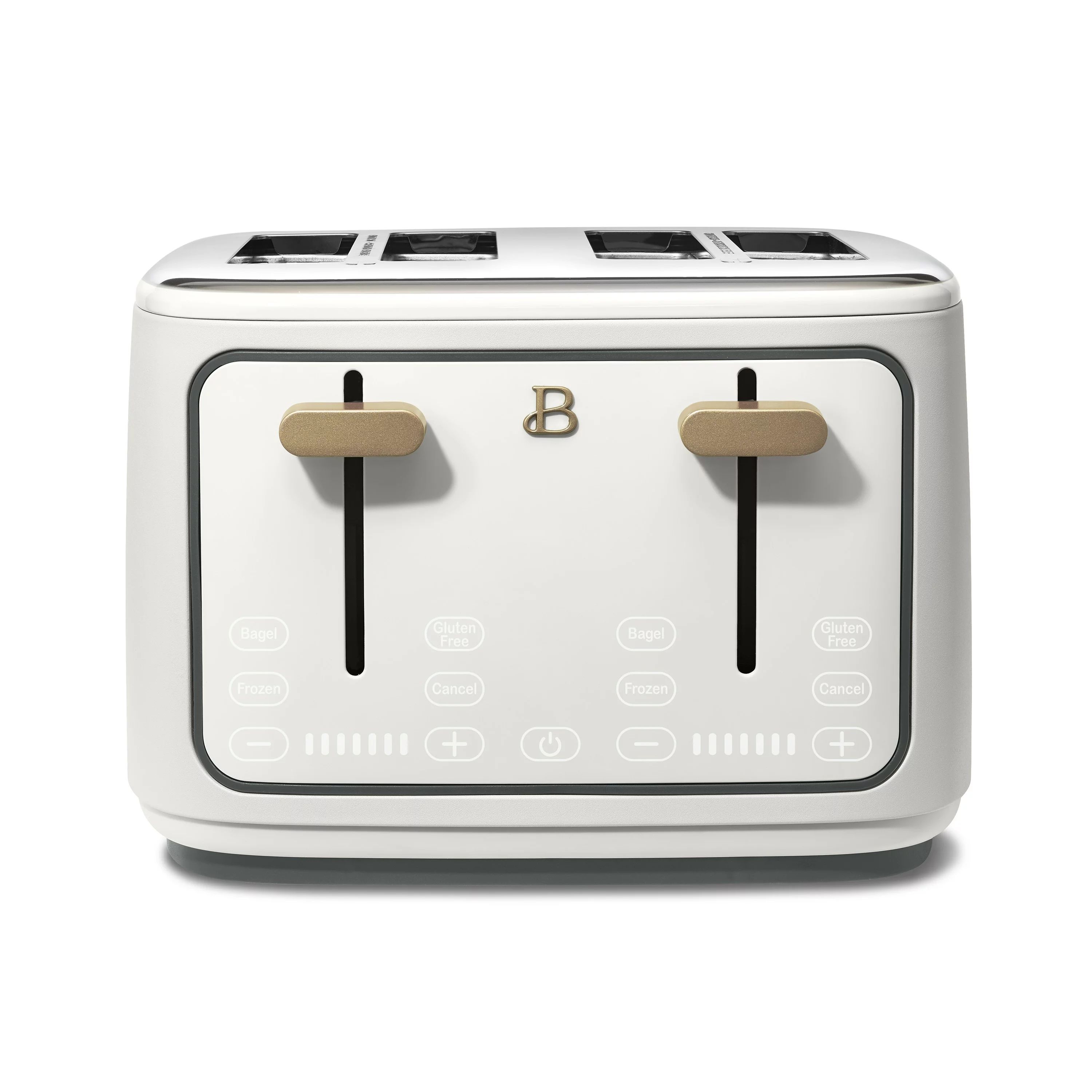 Beautiful 4-Slice Toaster with Touch-Activated Display, White Icing by Drew Barrymore | Walmart (US)