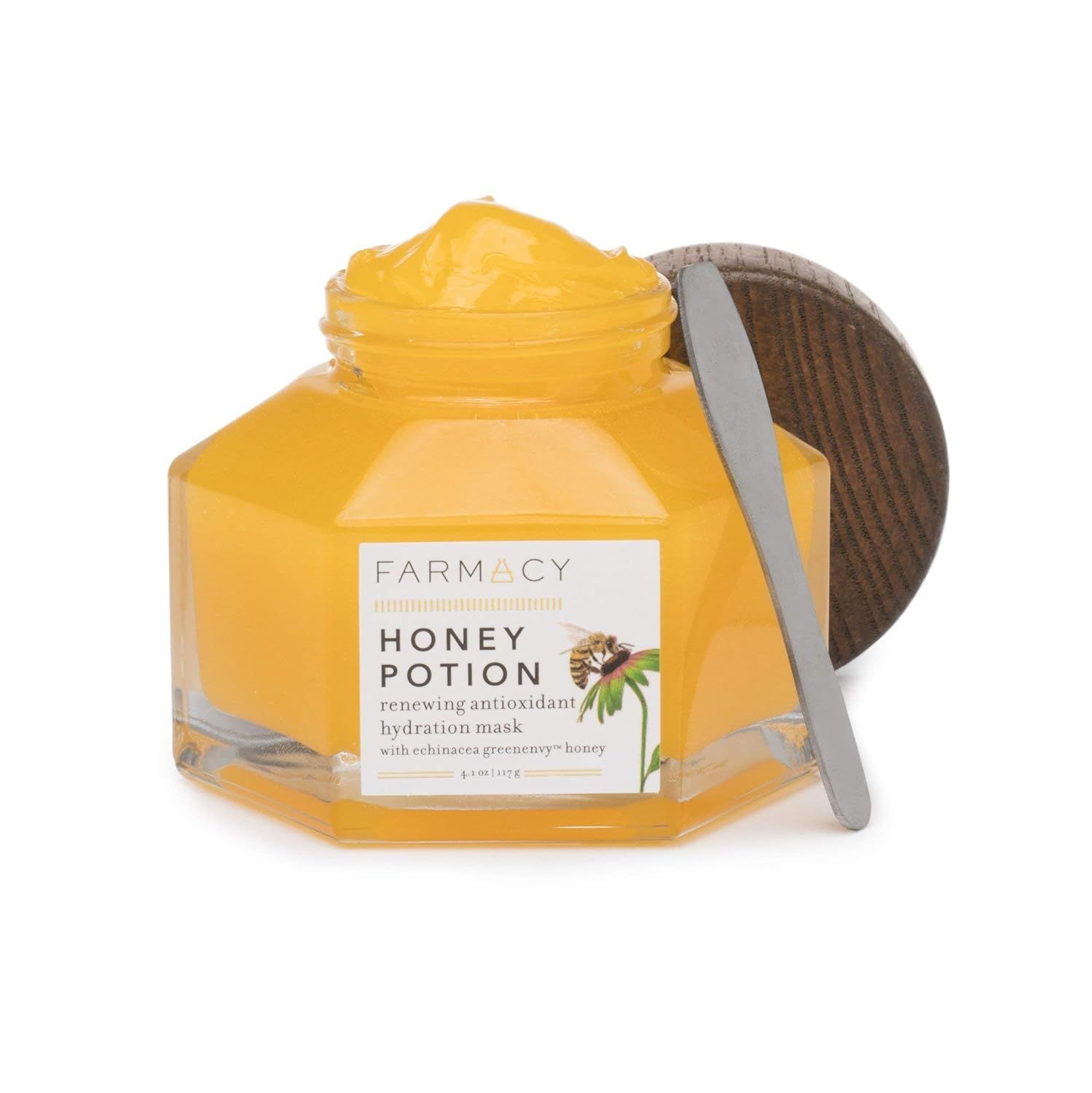 Farmacy Honey Potion Face Mask - Antioxidant Rich Hydration Mask - Natural Moisturizing Facial Ma... | Amazon (US)