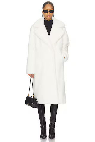 MORE TO COME Calliope Faux Fur Coat in White from Revolve.com | Revolve Clothing (Global)