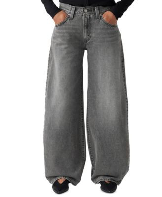 Levi's Women's Middy Balloon Mid Rise Denim Loose Jeans - Fixed Down | Macy's
