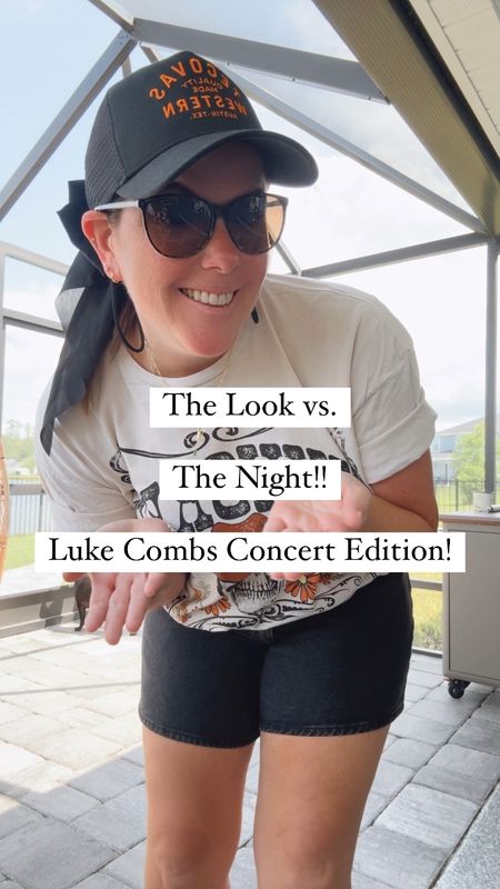The Look vs. The Night…and what an amazing night it was! 😍😍 This ended up being the perfect look for the Luke Combs Concert! 

#LTKStyleTip #LTKFestival #LTKMidsize
