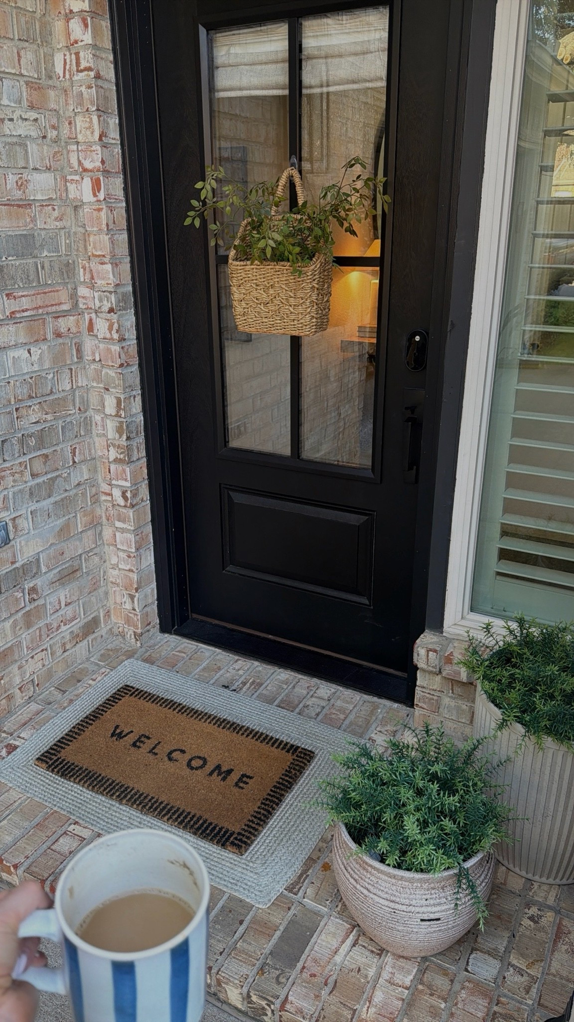 Small front porch styling! Door is Knockety Doors!

#LTKHome #LTKSeasonal