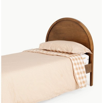 Gathre Khaki Gingham Reversible Duvet Set Full/Queen | Target