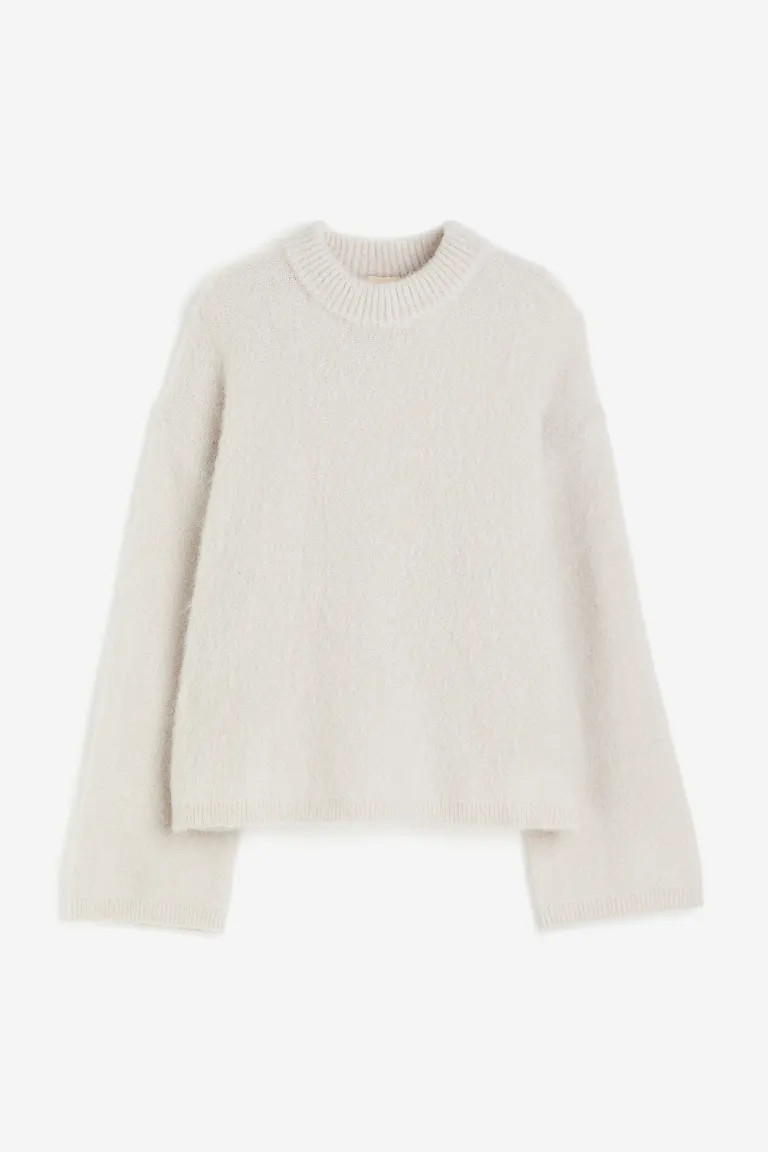 Oversized Mohair-blend Sweater | H&M (US + CA)