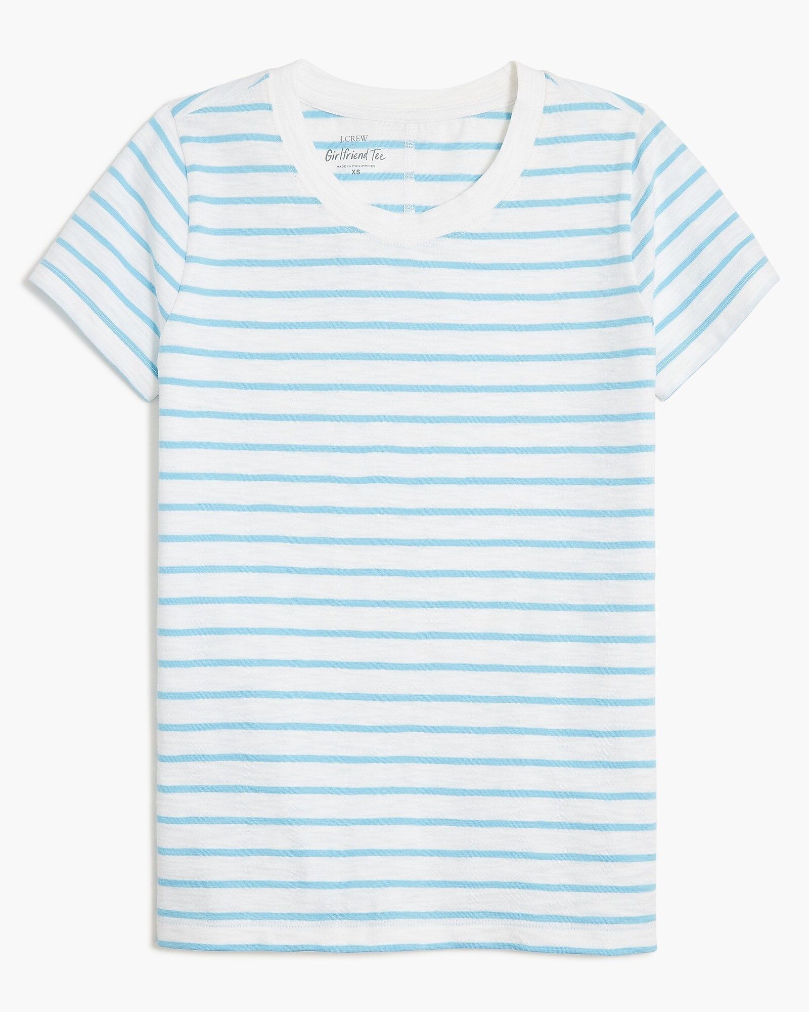 Striped girlfriend crewneck tee | J.Crew Factory