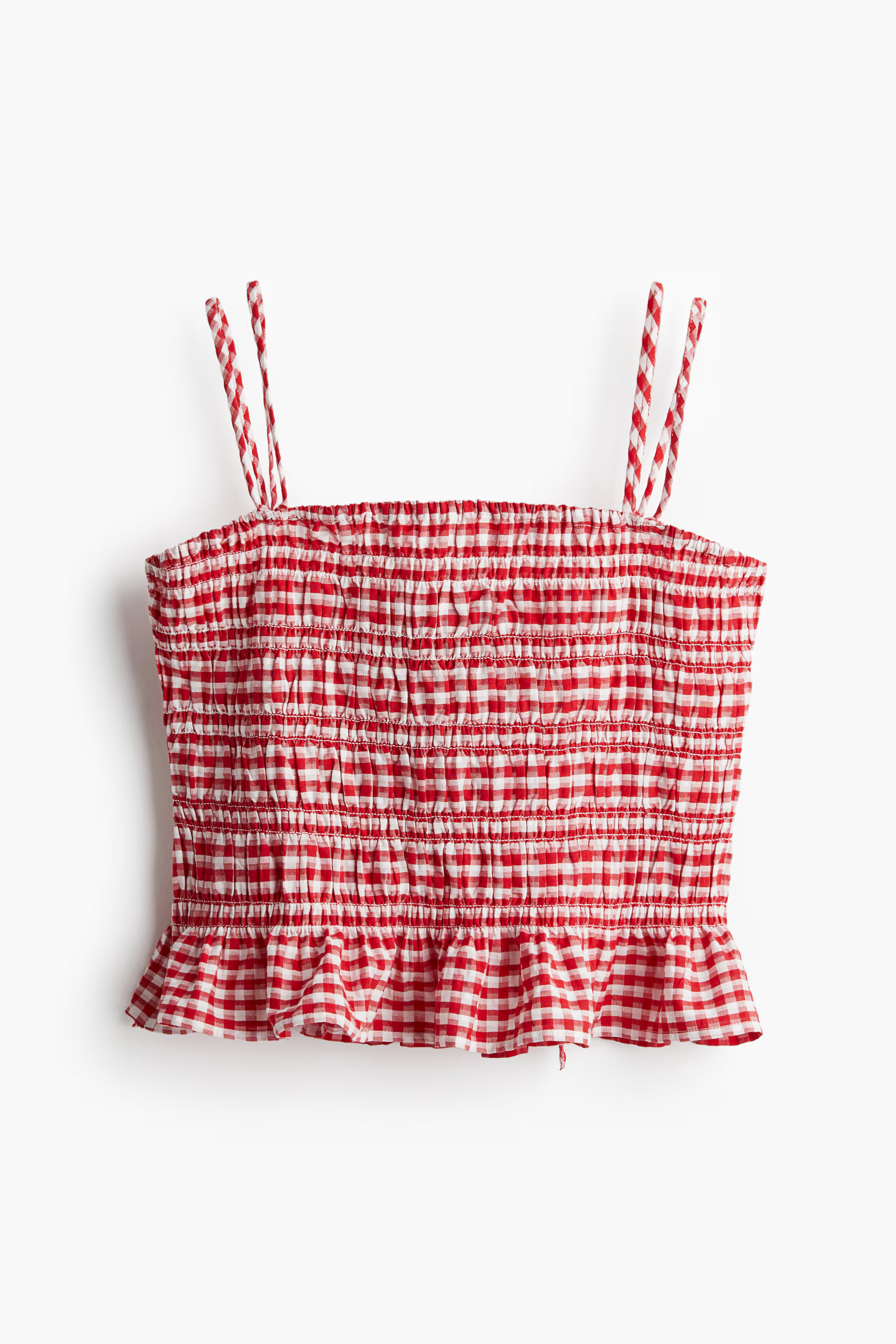 Smocked strappy top | H&M (UK, MY, IN, SG, PH, TW, HK)