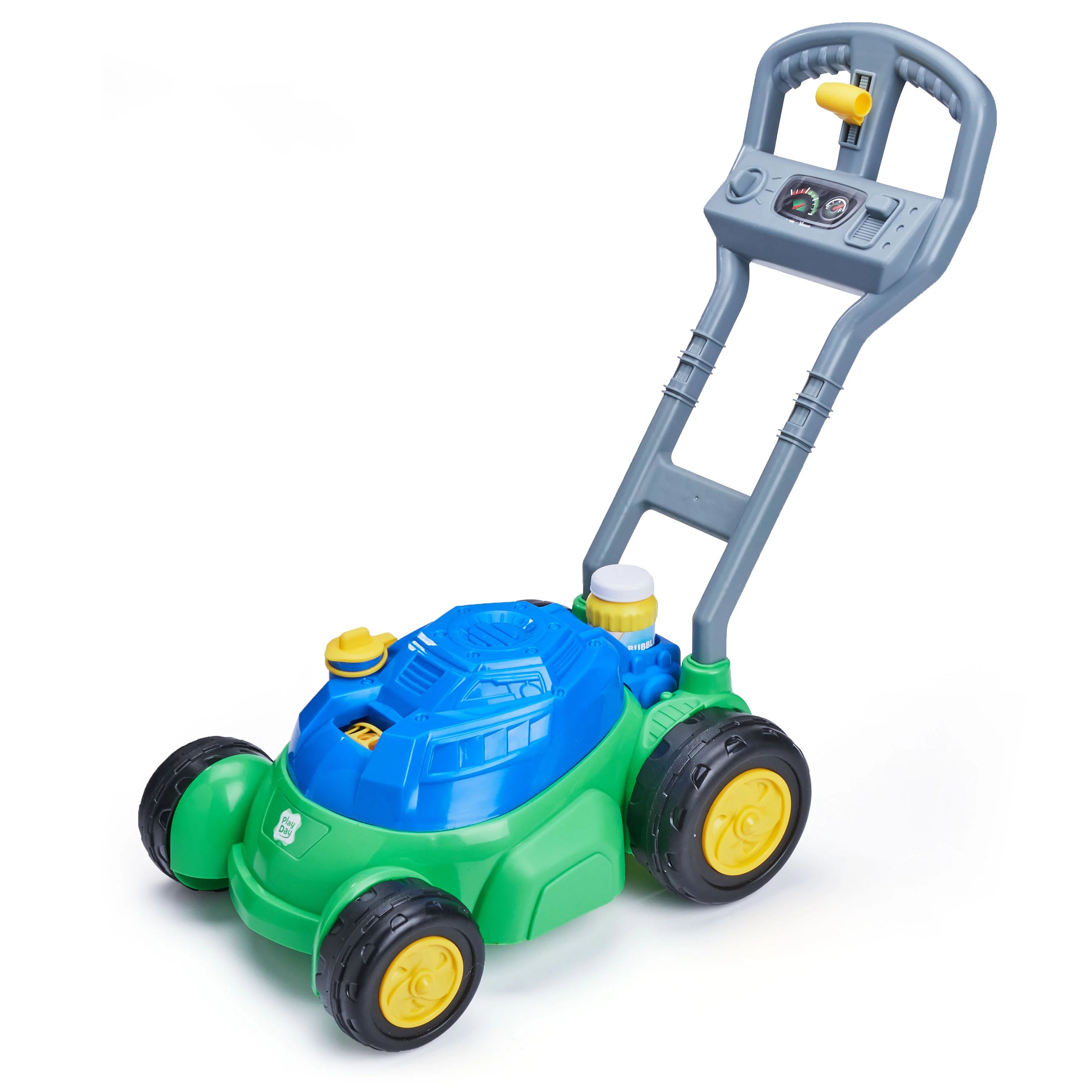 Play Day Push N Bubble Mower Toy with 4oz Solution - Walmart.com | Walmart (US)