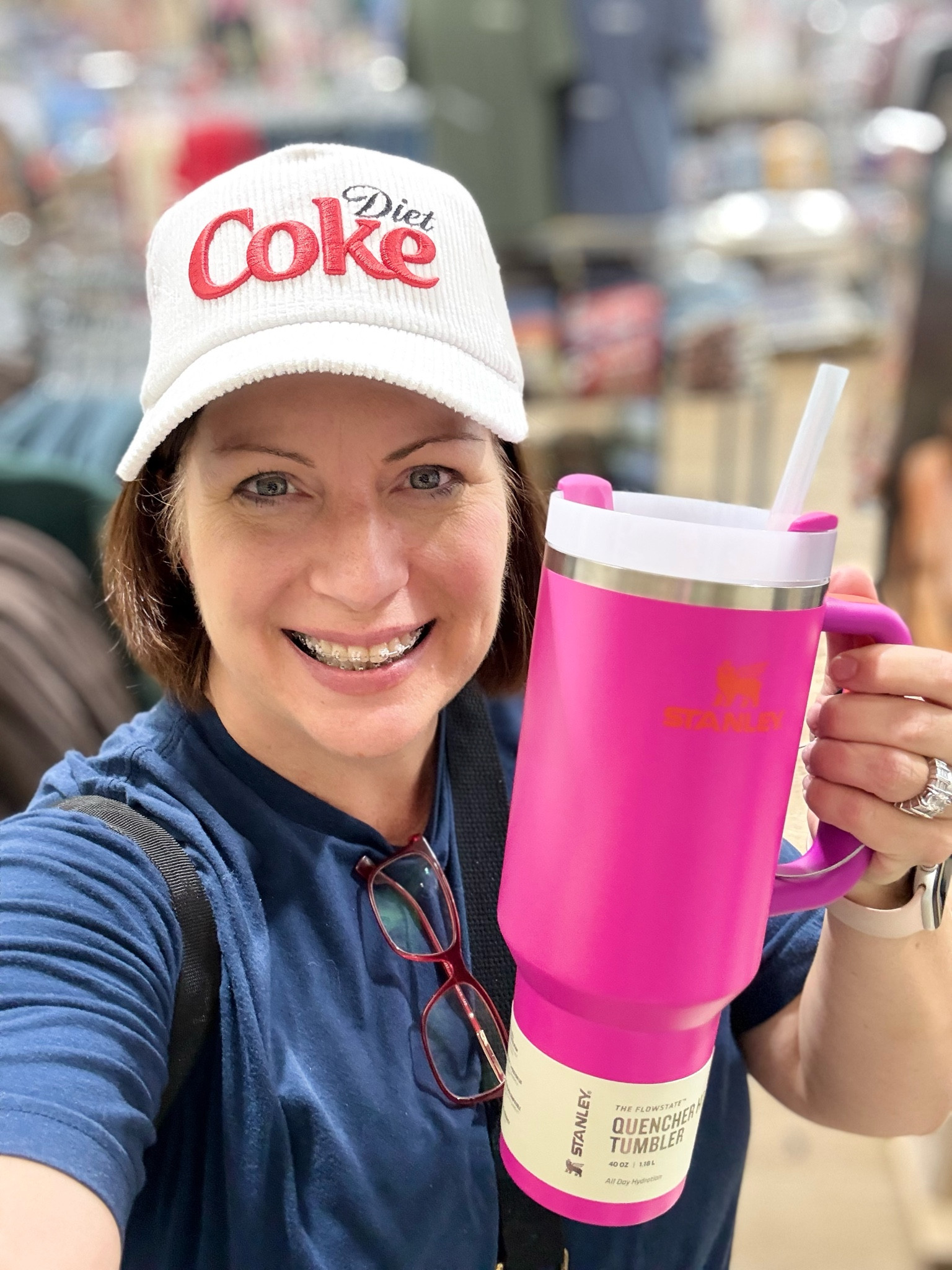 My youngest loves his Diet Coke hats so I decided to try one on myself!!!!

#LTKOver40 #LTKFamily #LTKActive