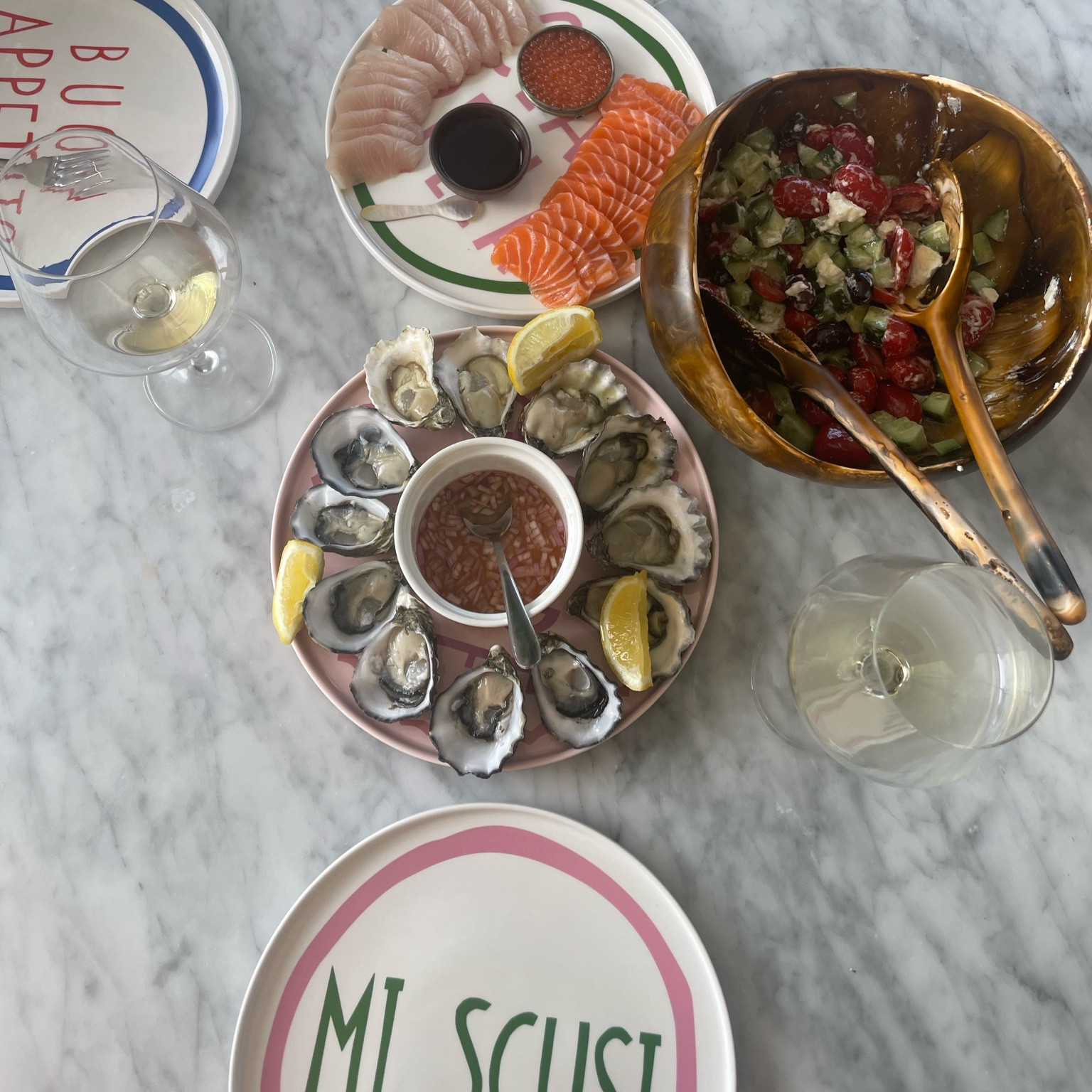 My favourite Italian plates I love giving everyone their own word. Makes for a fun dinner setting 

#LTKhome #LTKHoliday #LTKGiftGuide