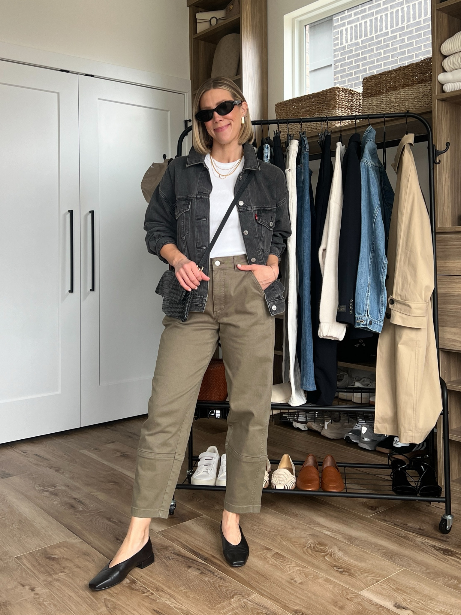 Wearing 2 pants, xs tank (code: LINDSEY15), medium denim jacket, flats 7.5

#LTKfindsunder100 #LTKstyletip #LTKfindsunder50