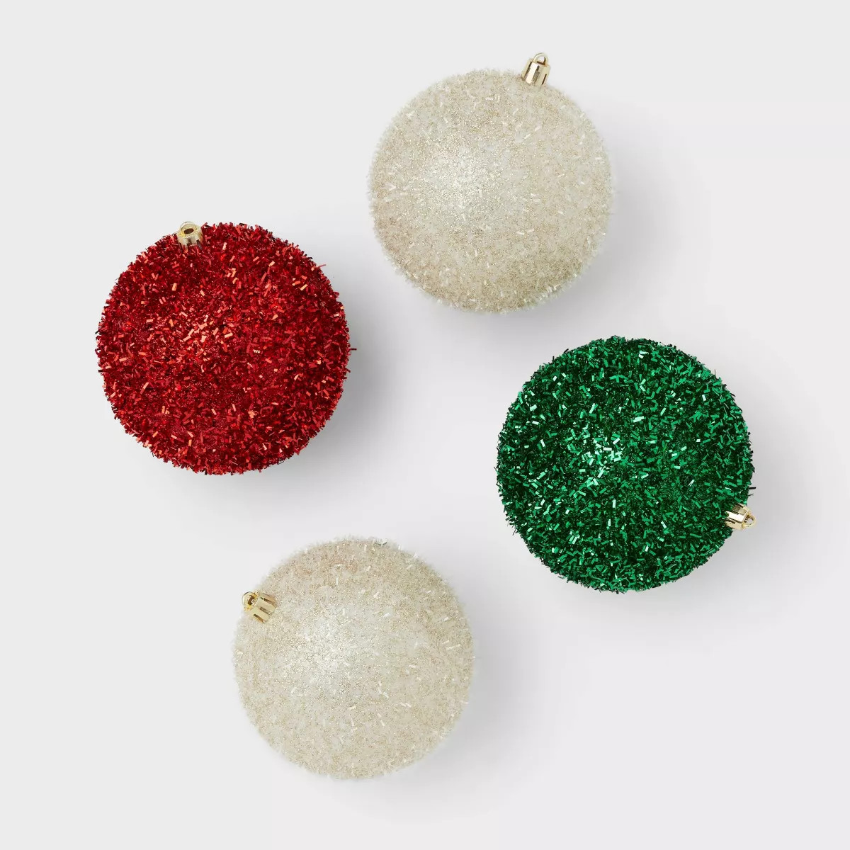 9pc Tinsel Ball Christmas Tree Ornament Set - Wondershop™ | Target