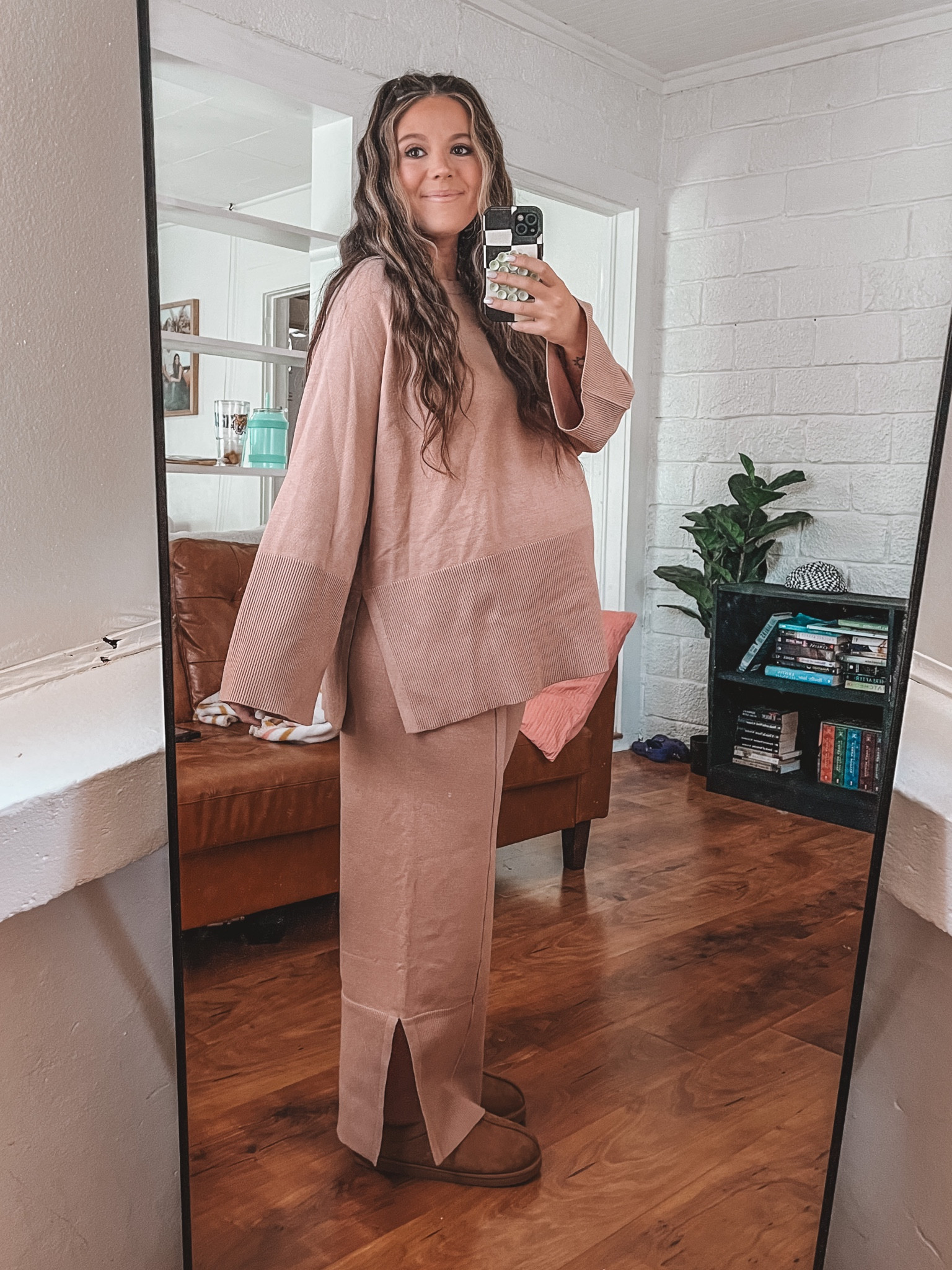 Cozy lounge set under $50! :) Slippers are from Walmart, little boys section. I got the size 6 which is the same as a women’s 7! :) 

#LTKstyletip #LTKSeasonal #LTKbump