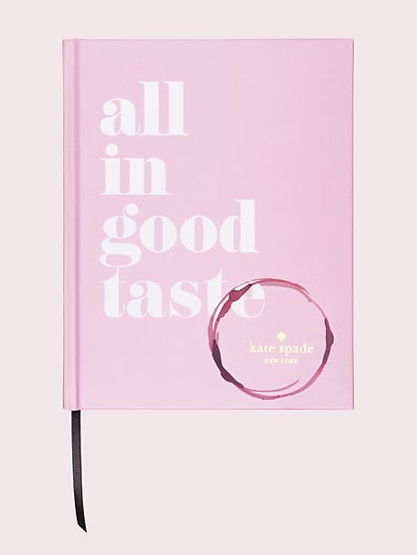 Kate Spade All In Good Taste Book, Pink | Kate Spade (US)