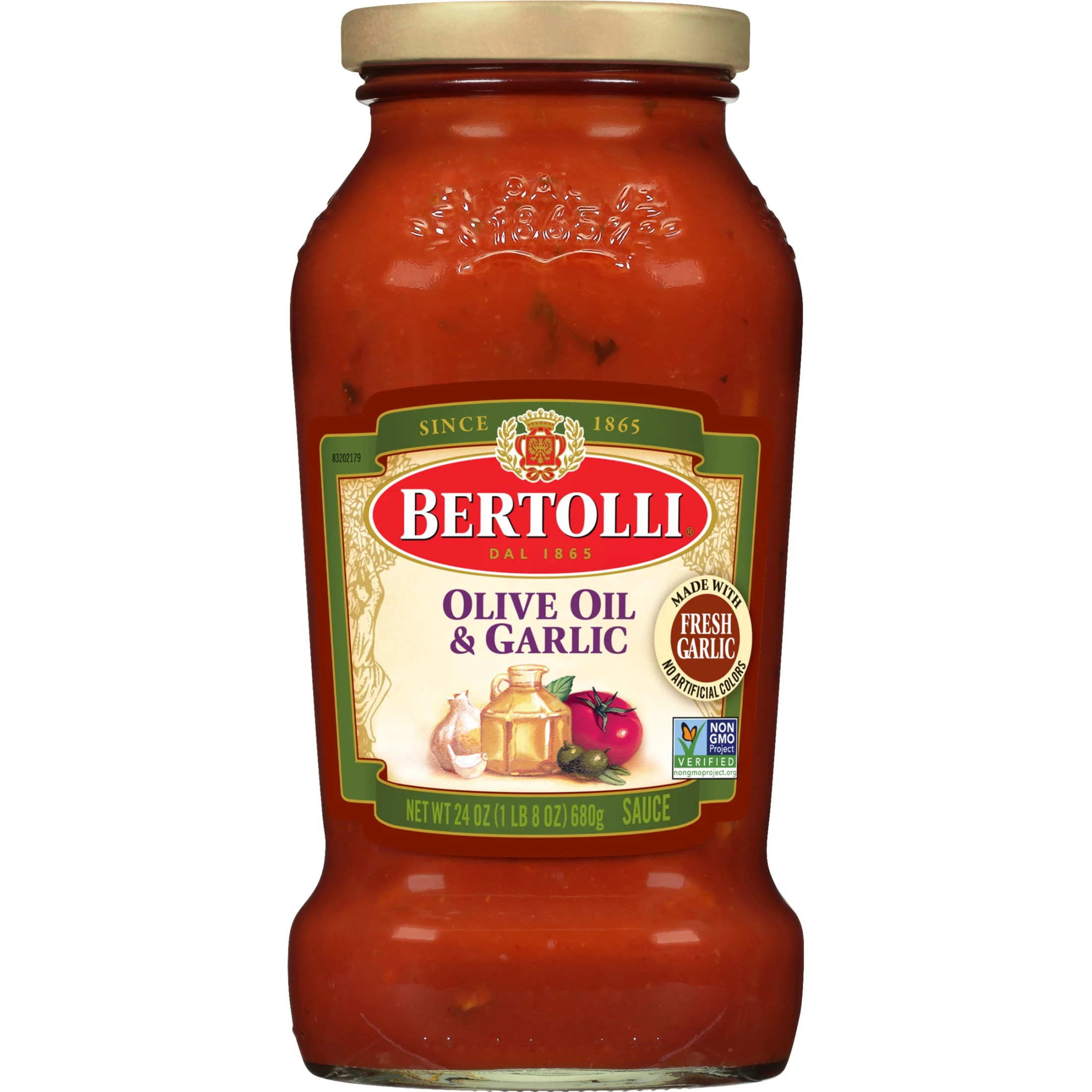 Bertolli Pasta Sauce with Olive Oil and Garlic, Spaghetti Tomato Sauce, 24 oz | Walmart (US)