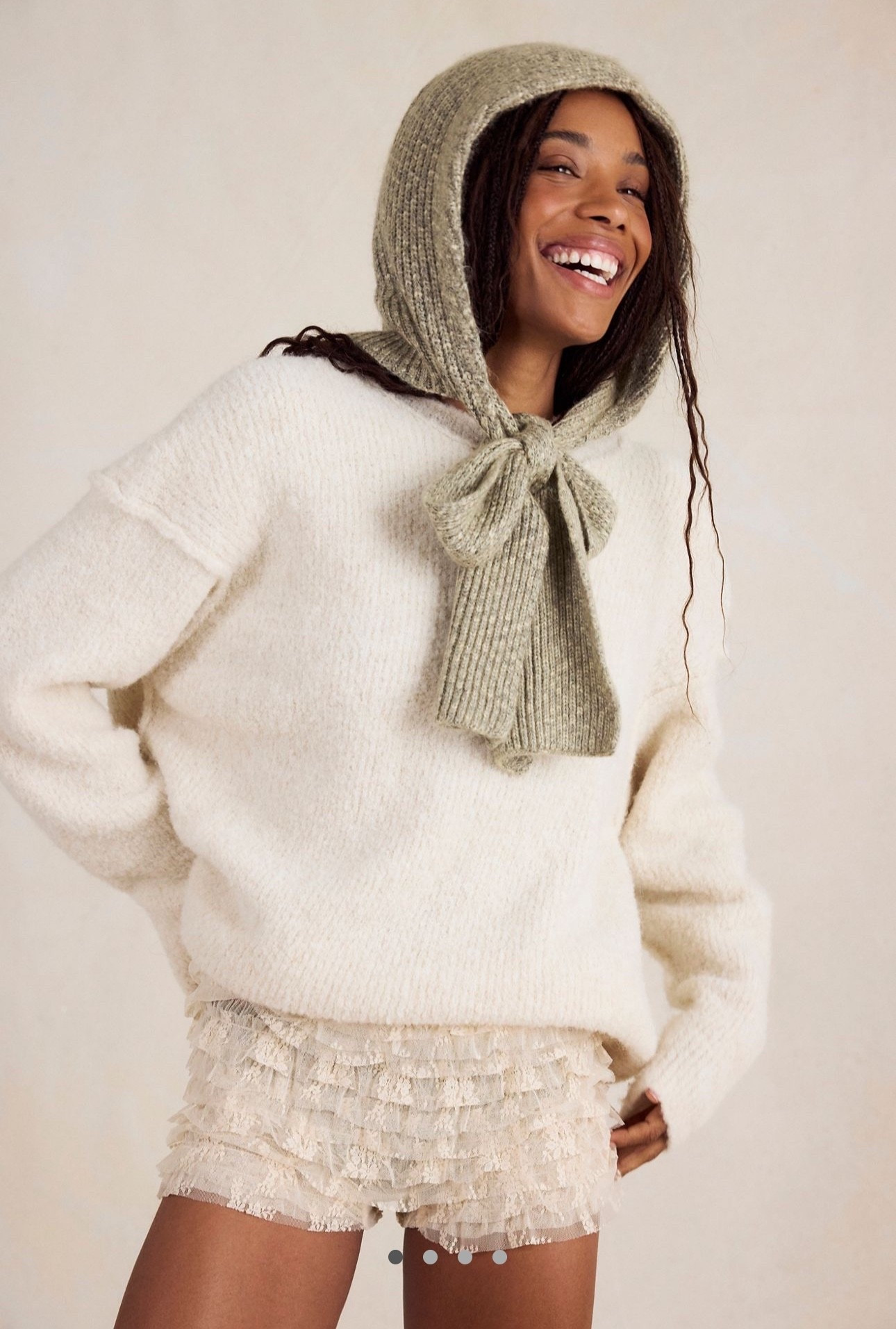 Free People - The absolute coolest piece to add to your cold-weather accessories collection, this effortless hood scarf is featured in a classic knit fabrication with defined tie detail at bottom for a femme finish.

#LTKootd #LTKActive #LTKTravel