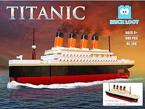 Brick Loot Titanic Building Bricks Set (Large 390 Pieces) 100% Compatible | Amazon (US)