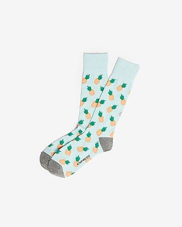 pineapple dress socks | Express