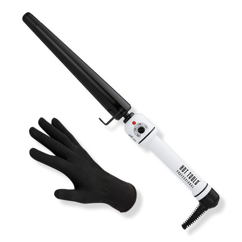 Professional Nano Ceramic 1-1/4" Flipperless Tapered Curling Wand | Ulta