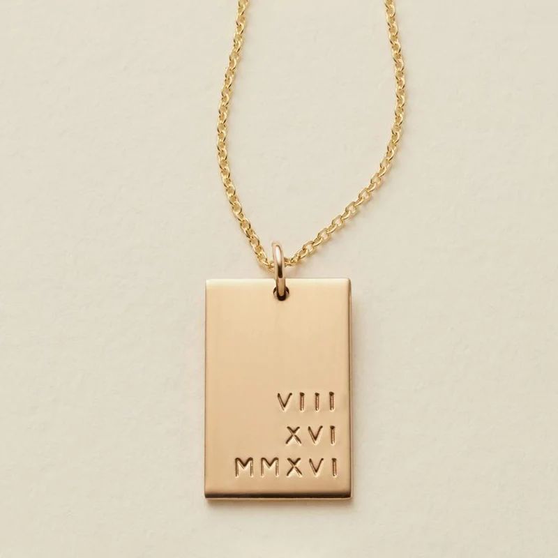 Lennon Rectangle Necklace | Made by Mary (US)