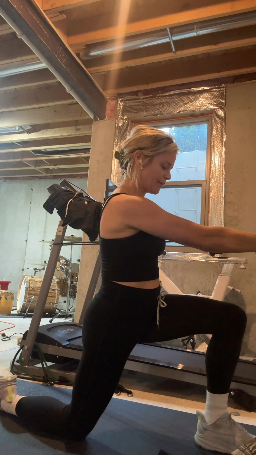 Loving these workout bands with handles!!! They’ve been so nice to have for workouts 

(Following @expectingandempowered pregnancy / pp workout app — affiliate code WELLNESSFORTHEWIN to save) 

linked more fitness / workout favorites; dumbbells, mat, bands, and my outfit 

#LTKVideo #LTKFitness #LTKSaleAlert