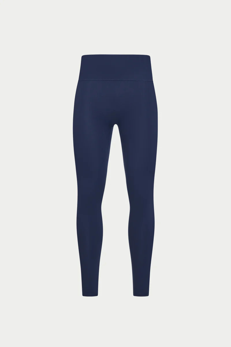 SCULPTING STRETCH EMBLEM LEGGINGS - DARK NAVY | The Couture Club