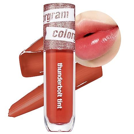 COLORGRAM Thunderbolt Tint Lacquer 4.5g - True Beauty K-Drama Makeup, Glossy Long Lasting Moistur... | Amazon (US)