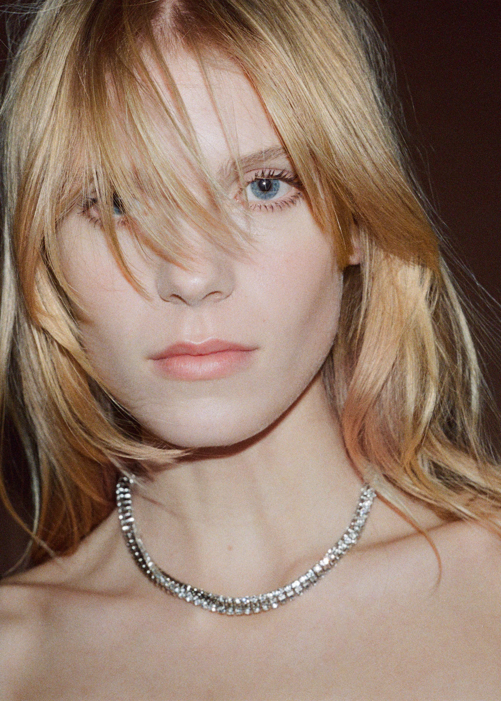 Faceted crystal necklace | Mango (US/MX/AU)