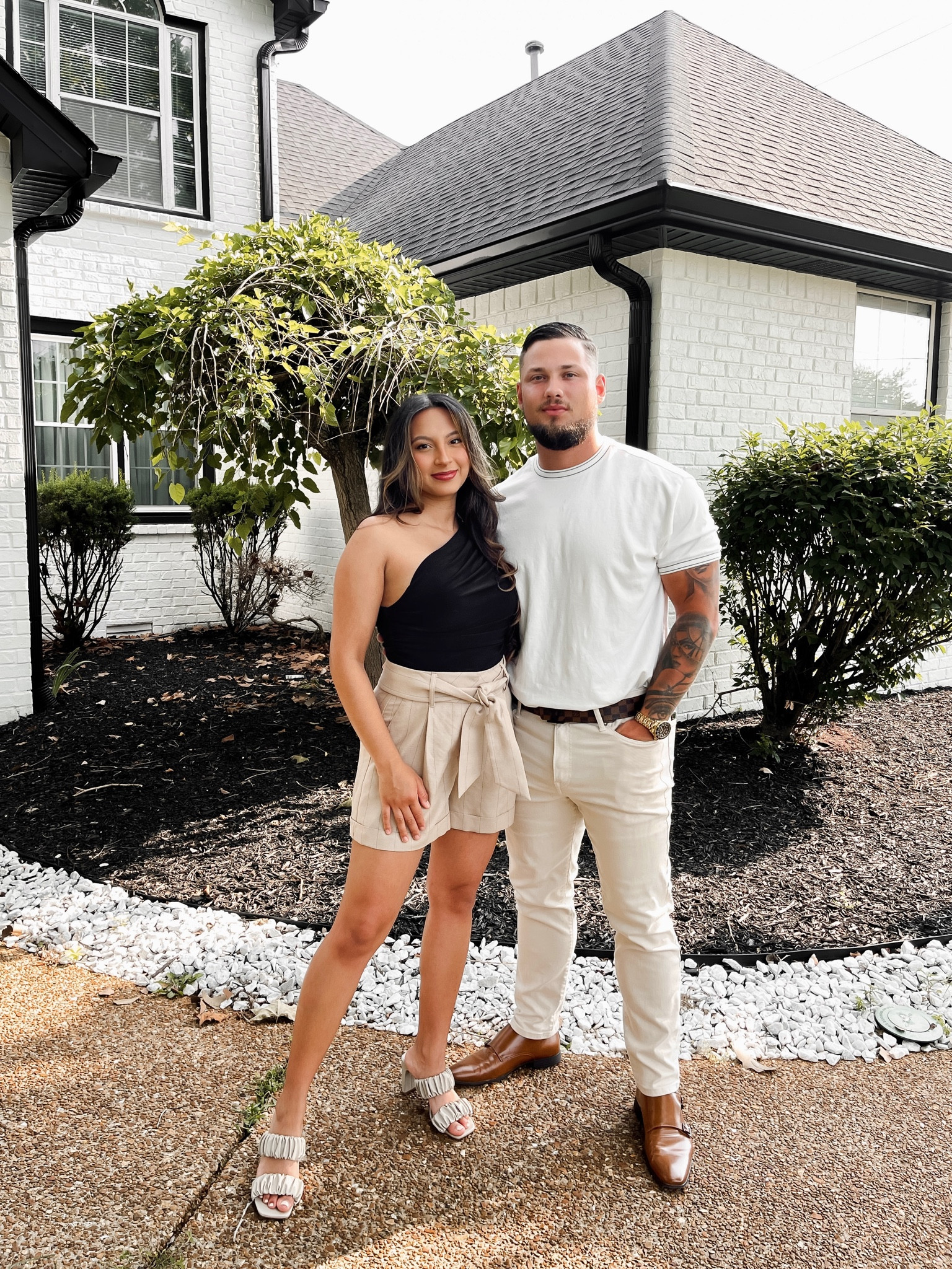 Date night with the hubby 🫶🏼

Outfits for him , dinner outfit , date night outfit Inspo , husband and wife outfit , mom and dad night out , express , matching outfits 