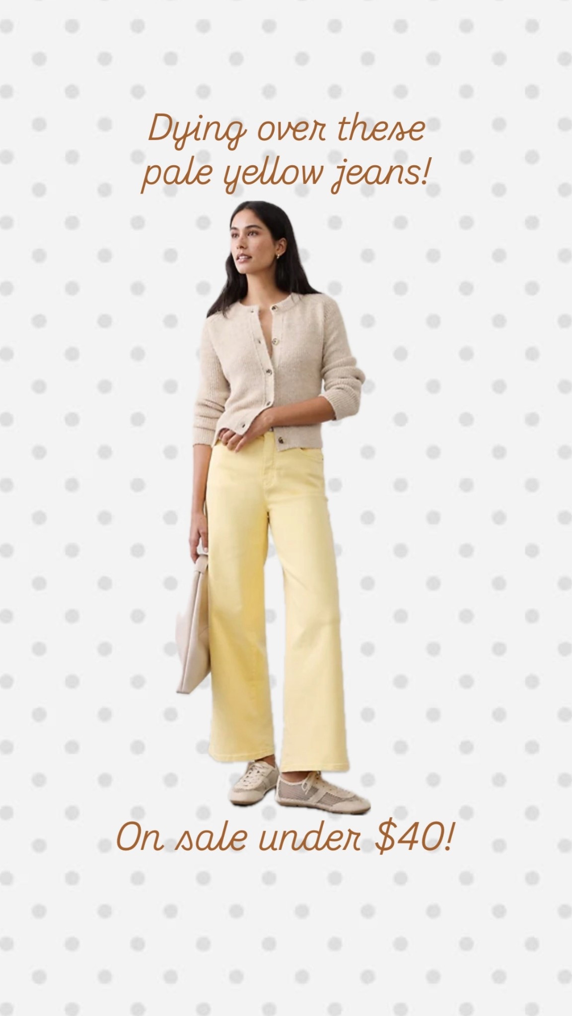 Pale yellow is the color of the season! On sale under $40! 

#LTKSaleAlert #LTKootd #LTKgrwm