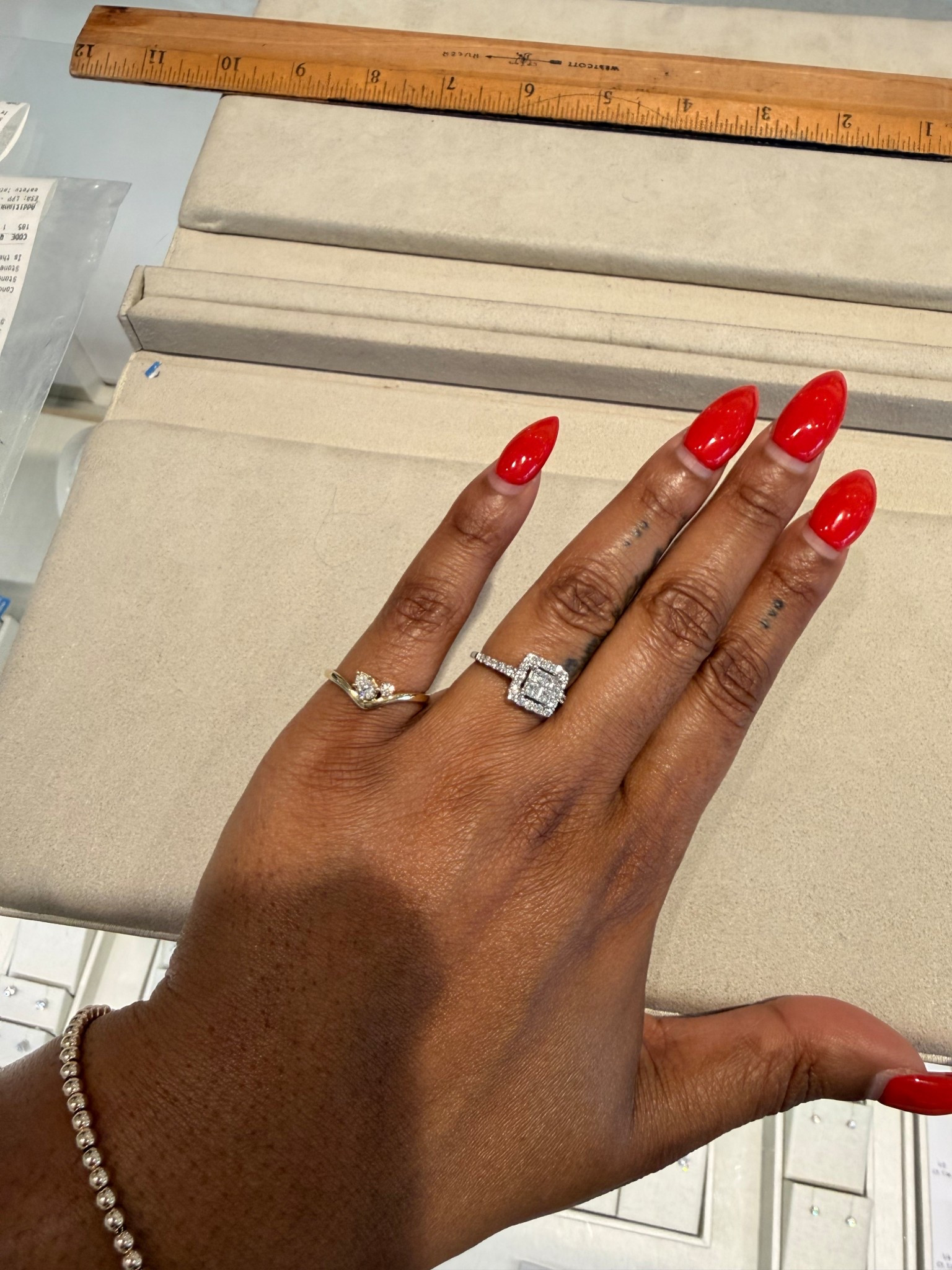 Resizing my ring to fit my pinky ✨

#LTKWedding