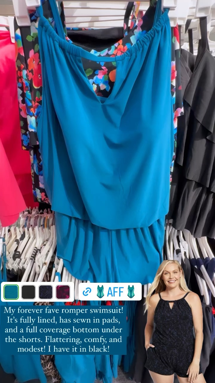 You can stop looking! This is the best one piece swimsuit! It’s a romper swimsuit that is so flattering, comfortable, and modest! Best mom swimsuit, best swimsuit, best romper swimsuit, swimsuit under $50, target swimsuit, modest swimsuit, comfortable swimsuit, plus size swimsuit, flattering swimsuit, swimsuit with shorts, black swimsuit, one piece suit, spring break trip, beach trip, beach vacation, spring break vacation

#LTKunder50 #LTKcurves #LTKswim