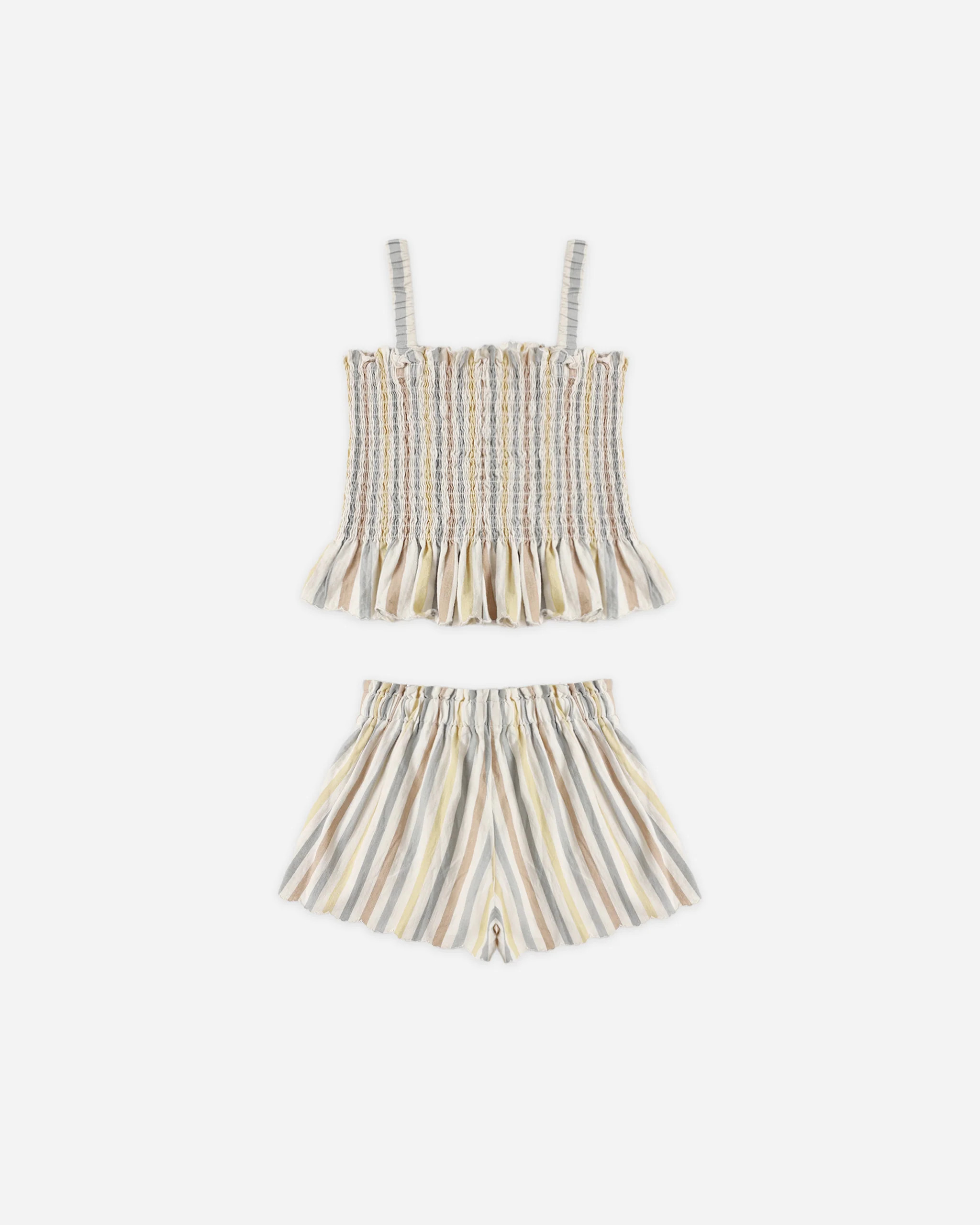 Clara Set Valencia Stripe | Rylee + Cru