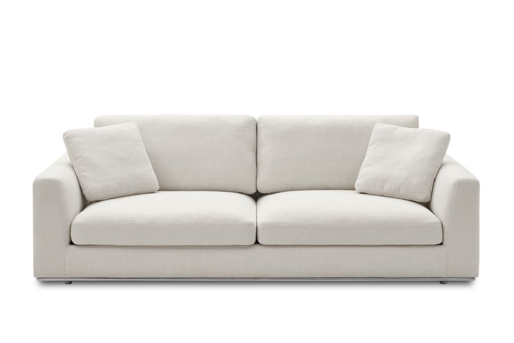 Hamilton 3 Seater Sofa, Brilliant White | Castlery | Castlery (AU)