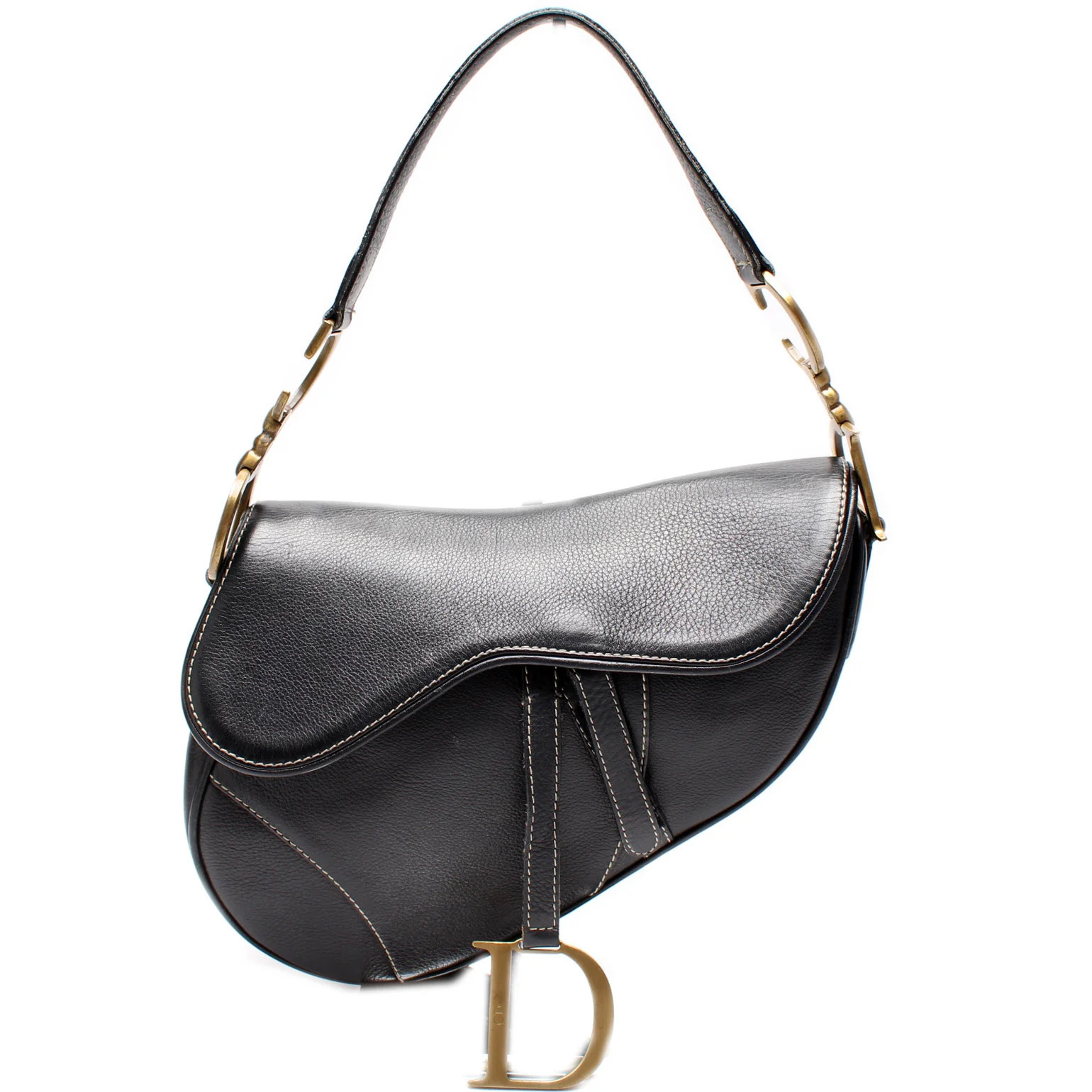 Saddle Bag Vintage Leather | Keeks Designer Handbags