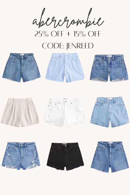Abercrombie shorts on sale! #abercrombie #shorts #denimshorts 

#LTKSaleAlert #LTKFindsUnder50 #LTKStyleTip