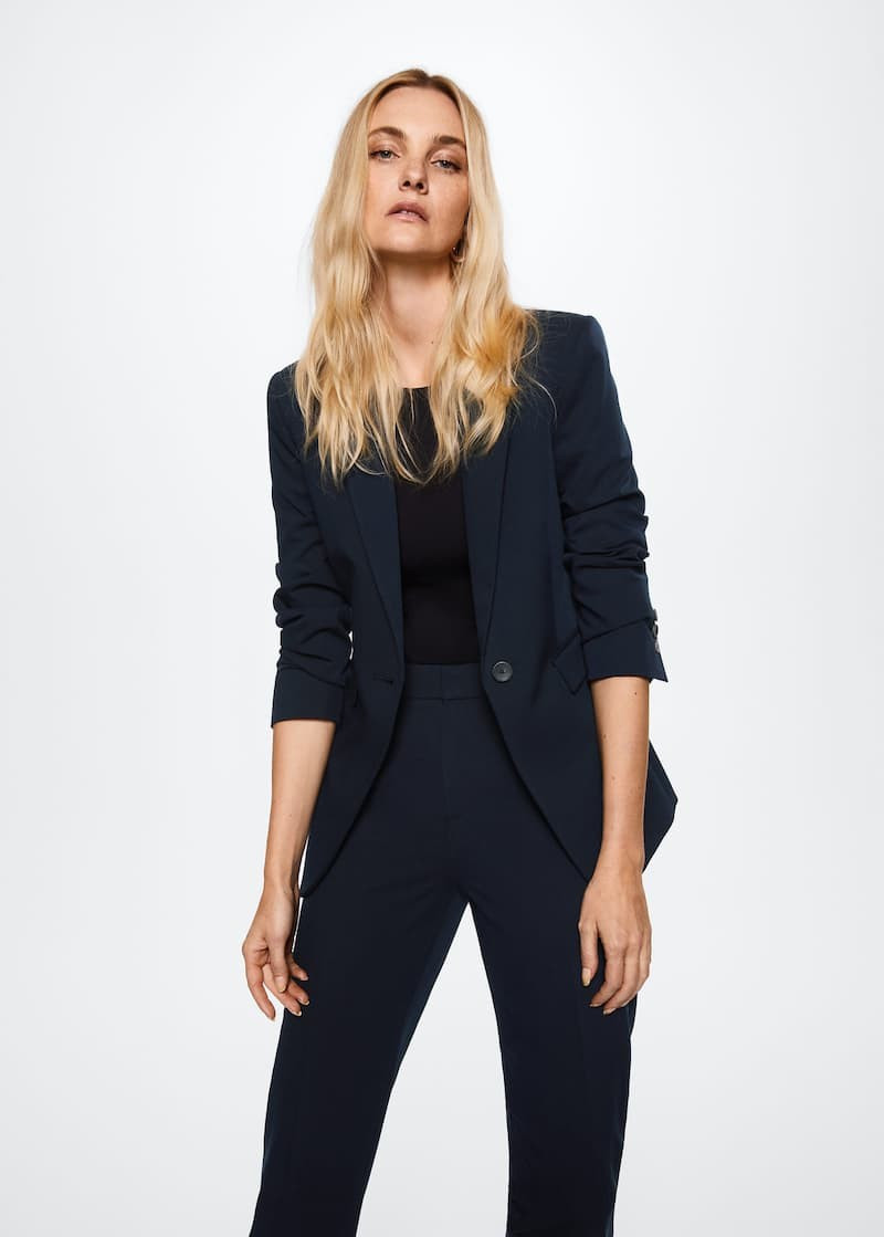 Fitted suit blazer | MANGO (US)