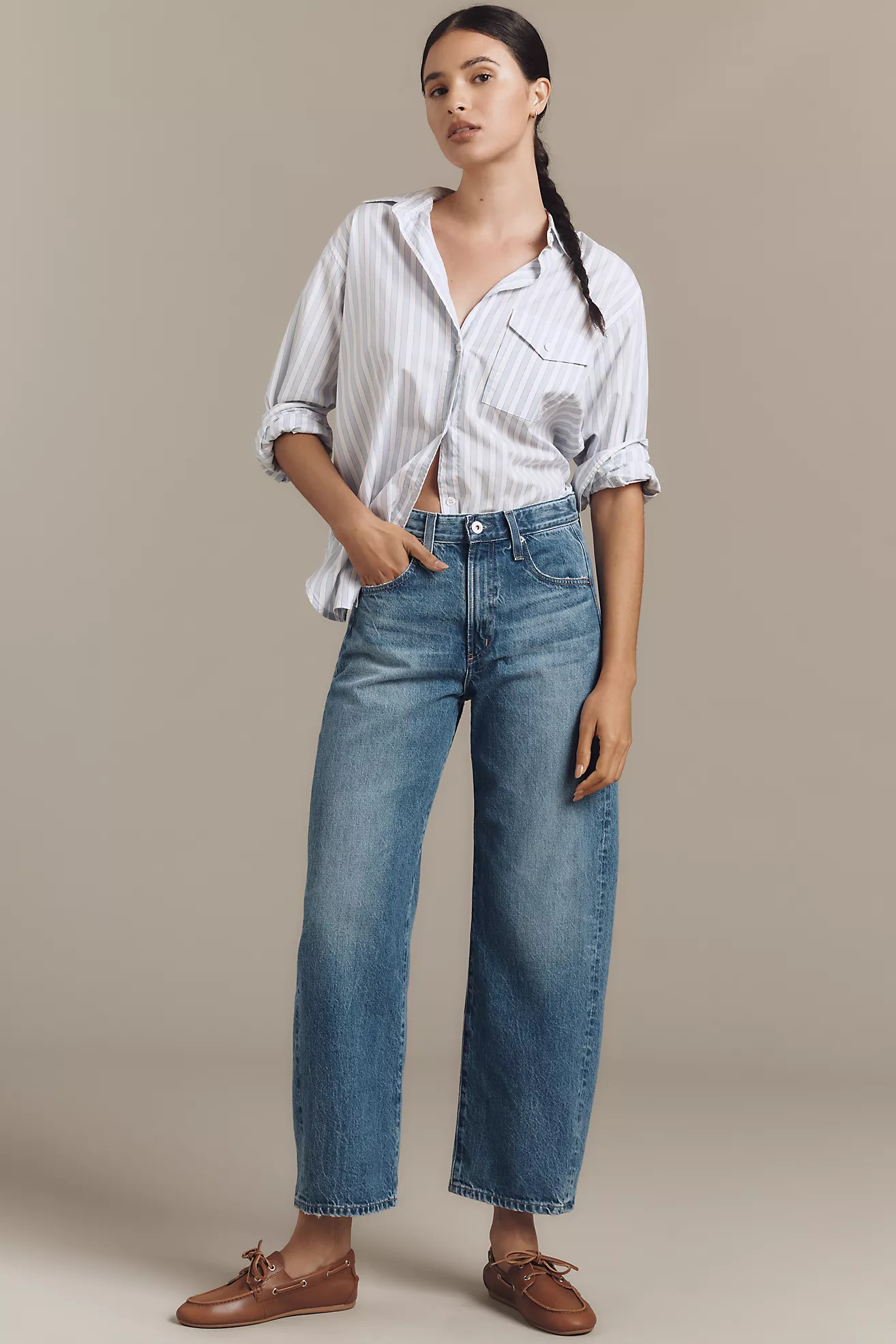 AG Hattie High-Rise Taper Candid Ankle Jeans | Anthropologie (US)