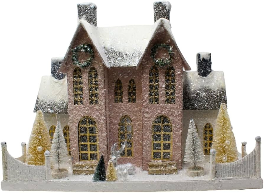 Cody Foster & Co Elegant Ivory Manor Christmas Village Building HOU-245 | Amazon (US)