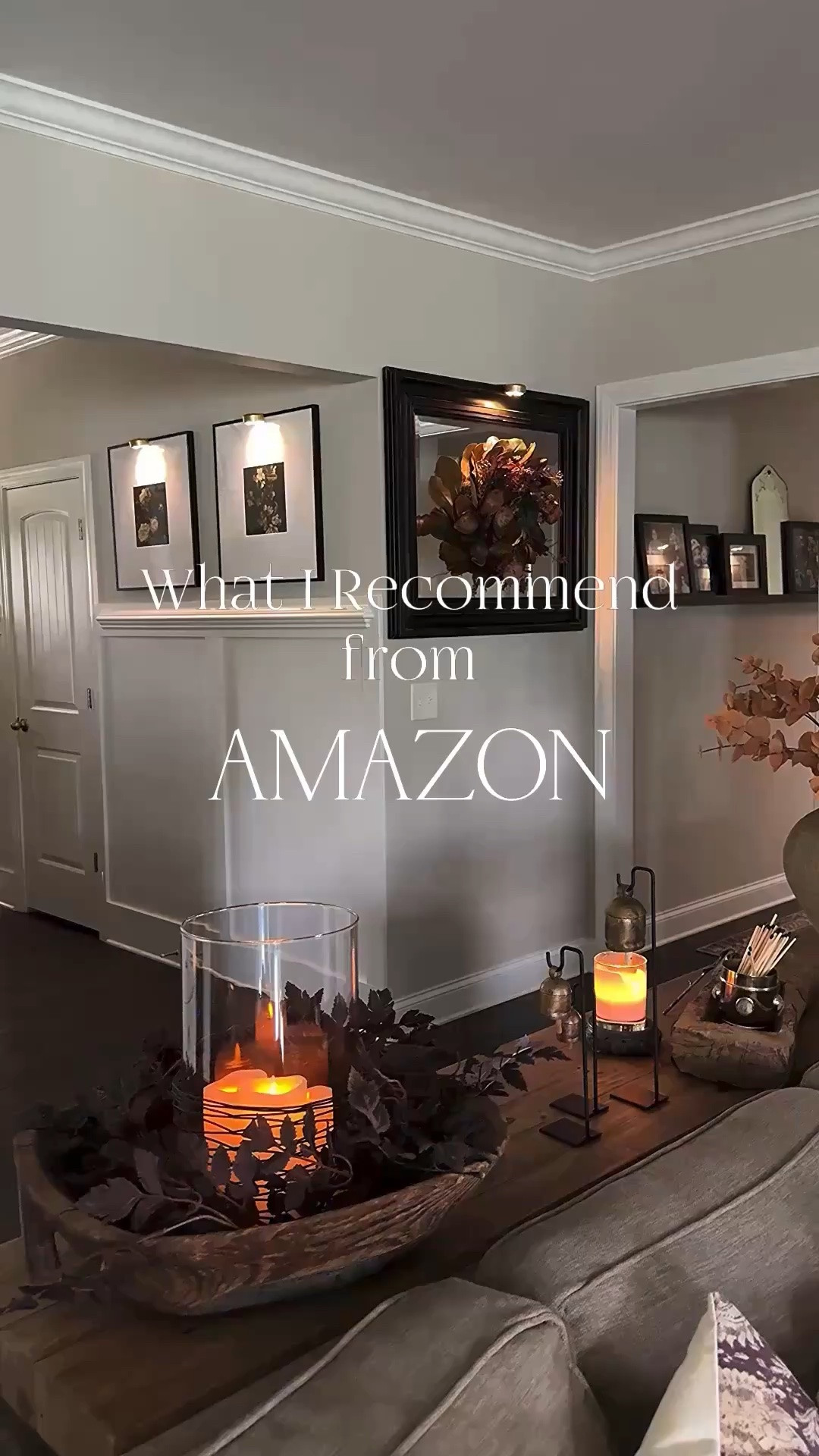 I 100% Recommend These Amazon Finds!! 

Magnetic rechargeable picture lights, ottomans, shoe storage cabinet, stair treads, 7 ft Shady Lady Olive Tree, mat for dog bowls