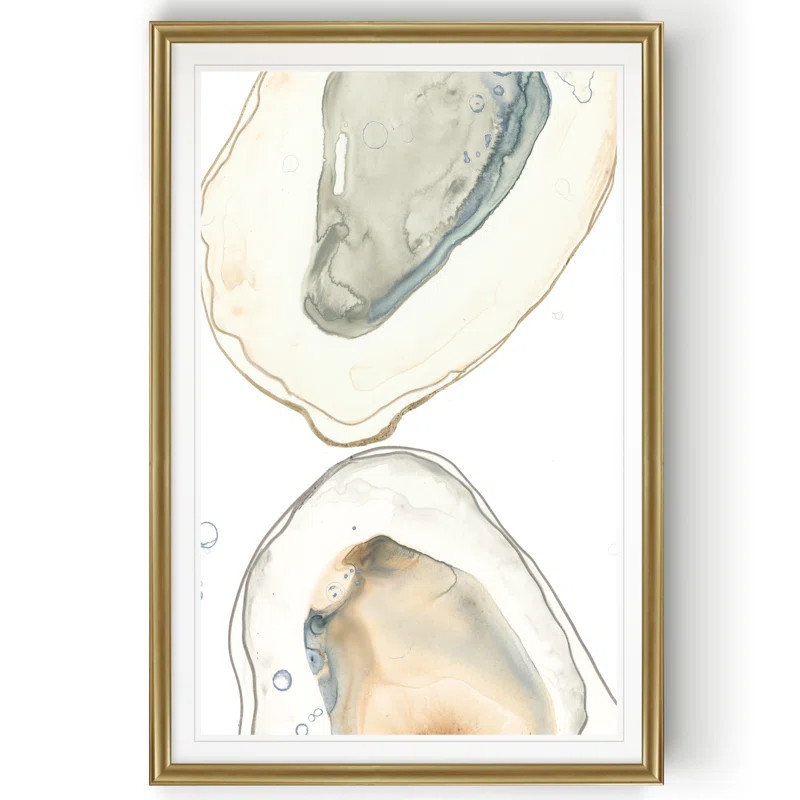 Ocean Oysters II - Print on Canvas | Wayfair North America