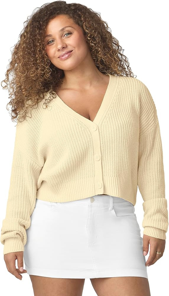 florence by mills Women's Bright Side Cropped Cardi | Amazon (US)