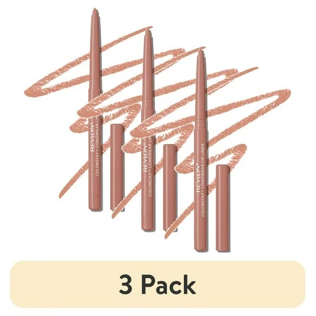 (3 pack) Revlon ColorStay Longwear Lip Liner Pencil, 685 Natural, 0.01 oz | Walmart (US)