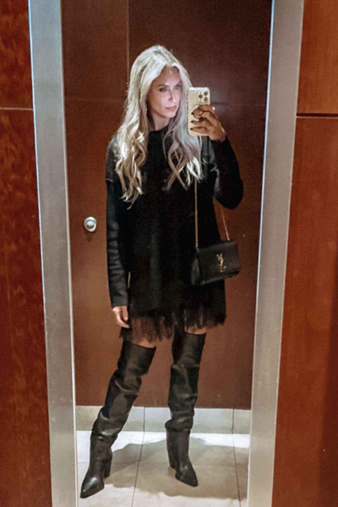 Celebrating the holiday season with family outings. I love something that’s quick and easy to toss on but comfortable. 
I loved this outfit for that reason, and so many people stopped me to ask about it. 
Ps. These boots are HOT. They are incredibly comfortable, easy to walk in and can be worn multiple ways. 

#winteroutfit #fashion #sweater #holidayparty

#LTKHoliday #LTKSeasonal #LTKStyleTip