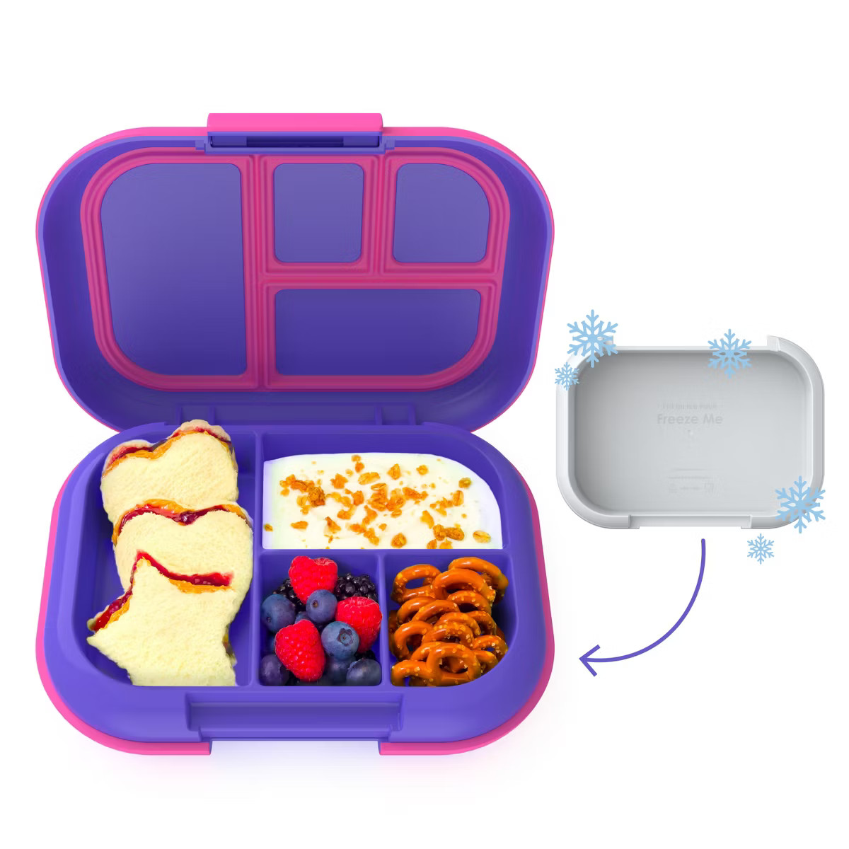 Bentgo Kids' Chill Lunch Box, Bento-Style Solution, 4 Compartments & Removable Ice Pack | Target