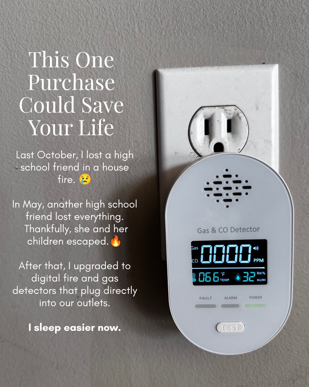 Updating your smoke detectors could save your life ￼

#LTKSeasonal #LTKHome