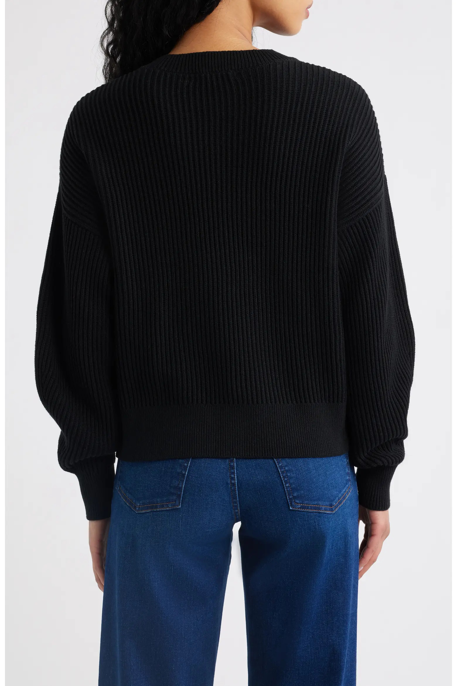 Madewell Rib Drop Shoulder Crewneck Sweater (Women) | Nordstrom | Nordstrom
