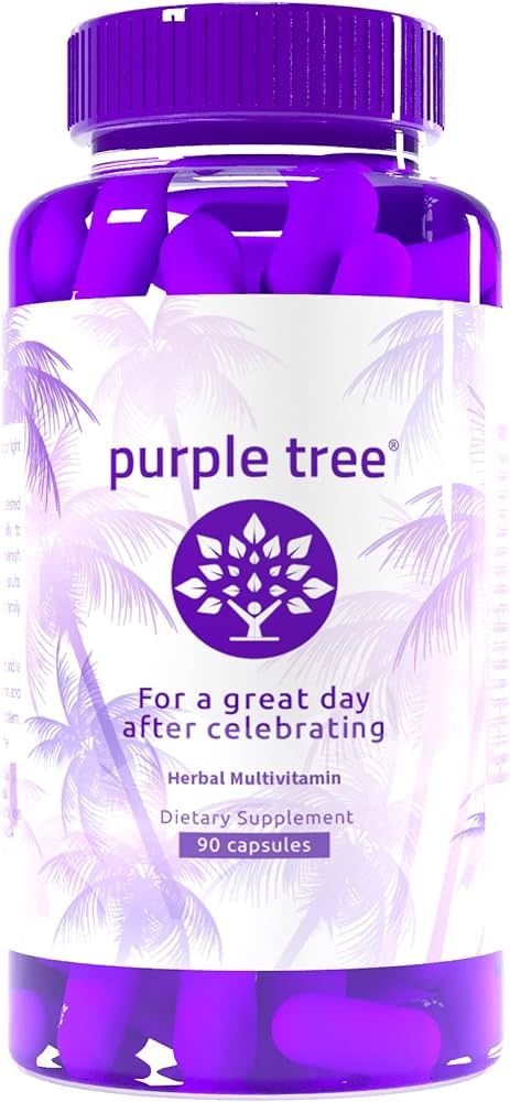 purple tree Celebration Recovery Pills | Better Mornings, Happy Liver, Rapid Hydration | Dihydrom... | Amazon (US)