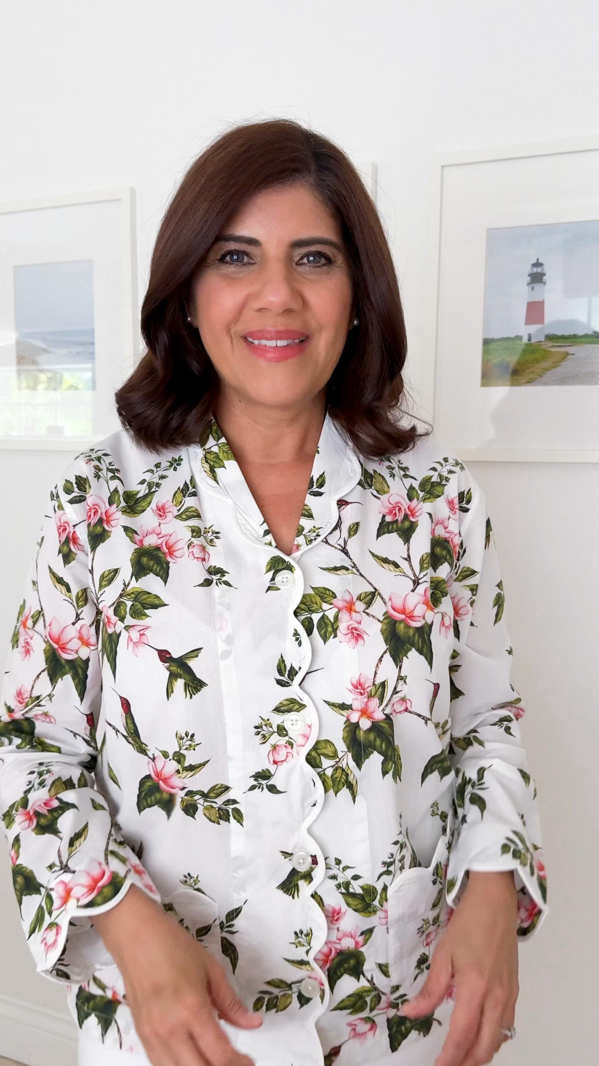 #AD I found the prettiest pajamas for your collection! These @HeidiCareydesign pajamas are so dreamy! They’re made of lightweight cotton and available in more styles and prints. I chose this white hummingbird set because the pink climbing roses remind me of the ones I see on Nantucket. 🌸Shop this gorgeous set right here on LTK. 

#LTKStyleTip #LTKFamily #LTKOver40